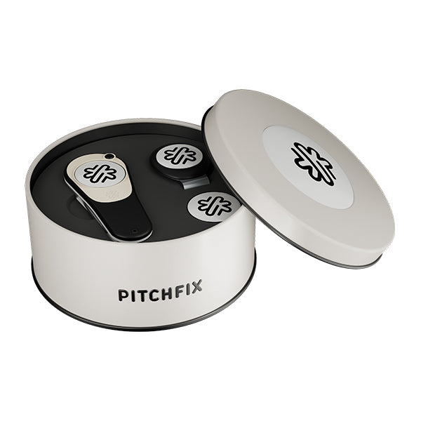 New Round Golf Gift Tin with New XL and Hat Clip