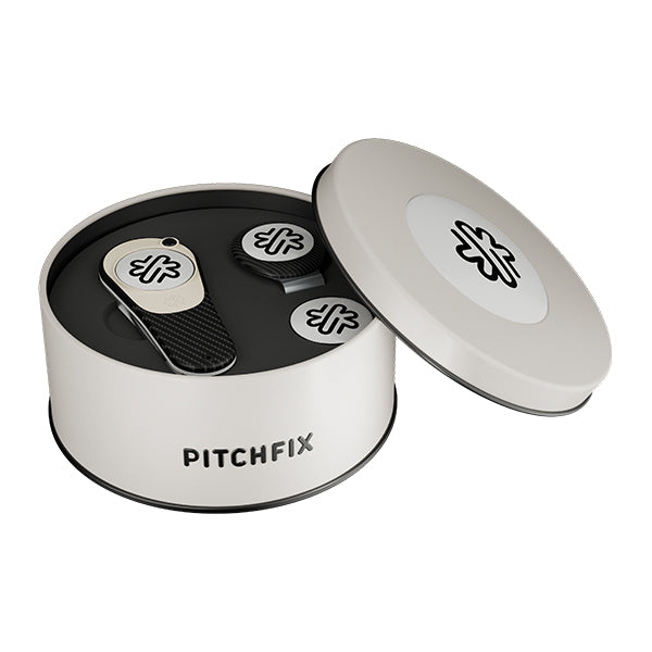 New Round Golf Gift Tin with New XL and Hat Clip