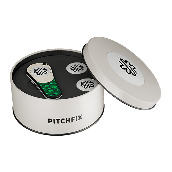 New Round Golf Gift Tin with Ultima and Ballmarker