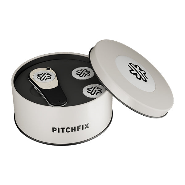 New Round Golf Gift Tin with Icon and Ballmarker
