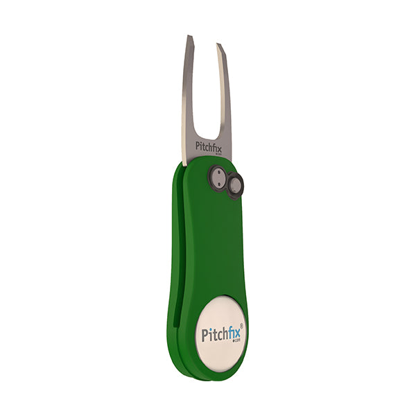 Green Pitchfix Original 2.0 Divot Tool