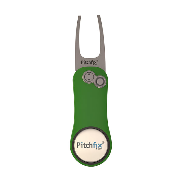 Green Pitchfix Hybrid2.0 Divot Tool