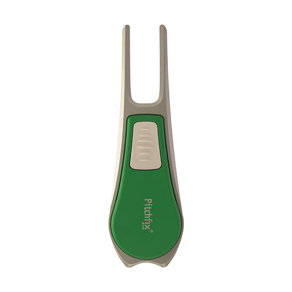 GREEN AND WHITE PITCHFIX DIVOT TOOL TOUR EDITION