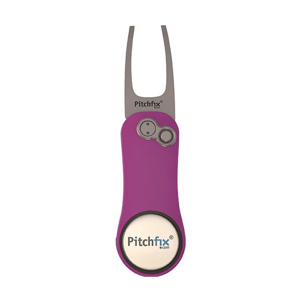 Purple Pitchfix Hybrid2.0 Divot Tool