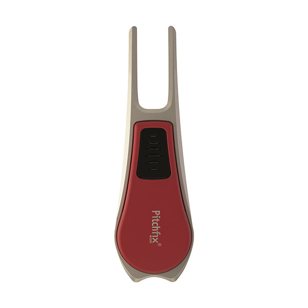 RED AND BLACK PITCHFIX DIVOT TOOL TOUR EDITION