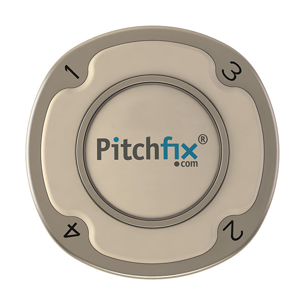 White Pitchfix Multimarker Chip Golf Ball Marker